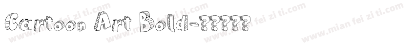 Cartoon Art Bold字体转换